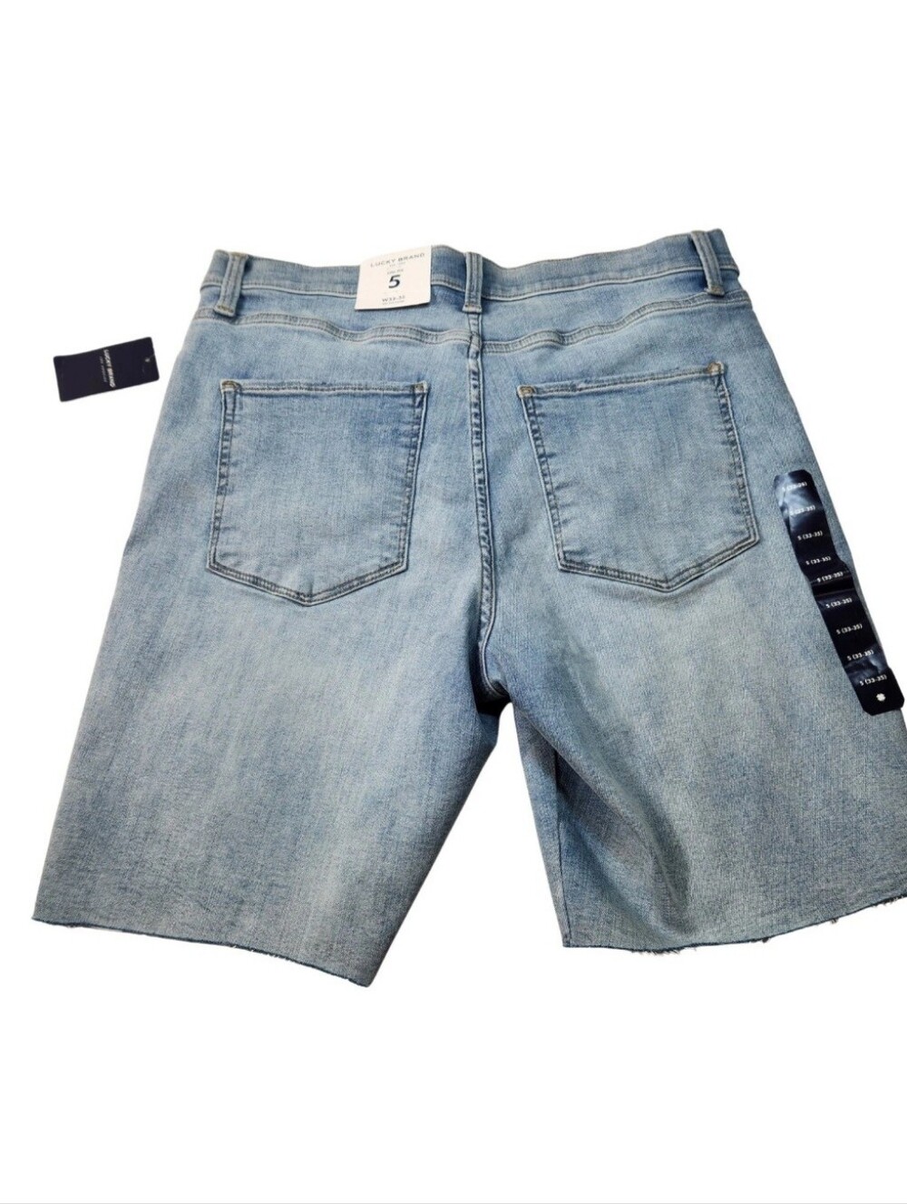 Lucky Brand Women's Shorts Size 5 33/35 Mid-Rise Blue Jean Shorts Stretch 04 - Picture 2 of 11